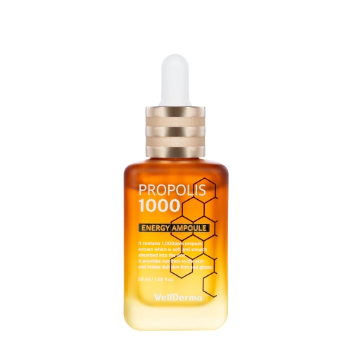 WellDerma - Propolis 1000 Energy Ampoule - Revitalizáló Arcápoló Ampulla - 50ml