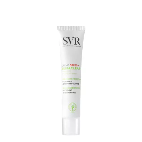 SVR - Sebiaclear Creme SPF50 - Mattító Védőkrém Pattanásos Bőrre - 40ml