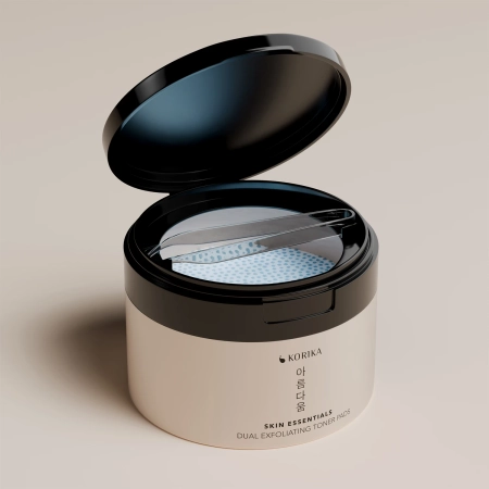 KORIKA - Skin Essentials Dual Exfoliating Toner Pads - Hámlasztó Arckorongok - 20db