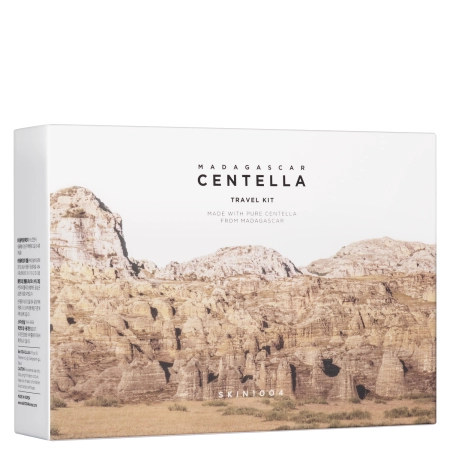 SKIN1004 - Madagascar Centella Travel Kit - Utazási Kozmetikai Készlet Ázsiai Gázlóval