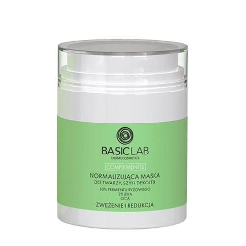 BasicLab - Complementis - Normalizáló Maszk Arcra, Nyakra és Dekoltázsra - 50ml