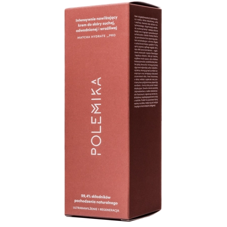 Polemika - Matcha Hydrate Pro - Intenzív hidratáló krém száraz, dehidratált és érzékeny bőrre - 50ml