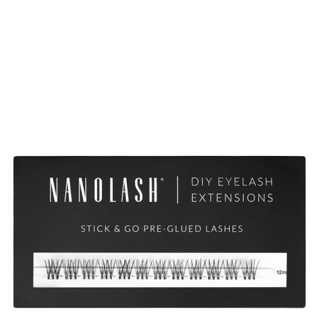 Nanolash - Stick & Go Pre-Glued Lashes - Öntapadós szempillacsokrok - Innocent Short - 1 csomag