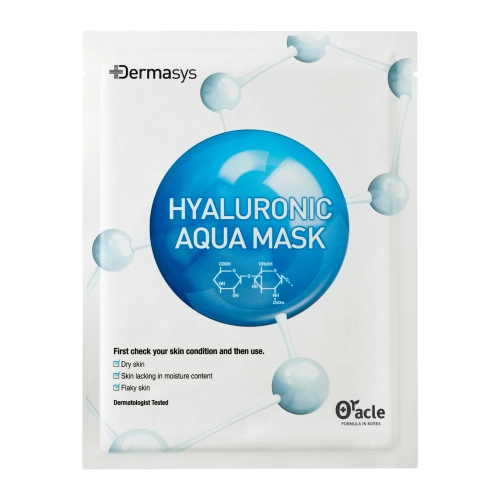 Dr.Oracle - DERMASYS Hyaluronic Aqua Mask - Hidratáló Fátyolmaszk Hialuronsavval és Aloe Verával - 1db/25g