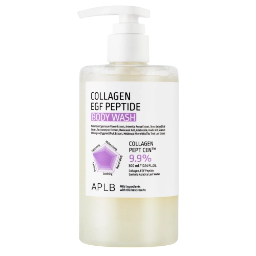 APLB - Collagen EGF Peptide Body Wash - Hidratáló és Szilárdító Tusfürdő - 300ml