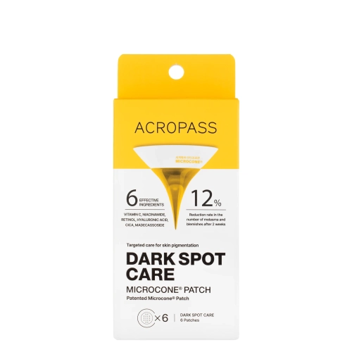 AcroPass - Dark Spot Care Microcone Patch - Világosító Hatású Mikro-tűs Tapaszok - 6db