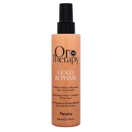 Fanola - Oro Therapy Gold Bi-phase - Kétfázisú Kondicionáló Fakó Hajra - 200ml
