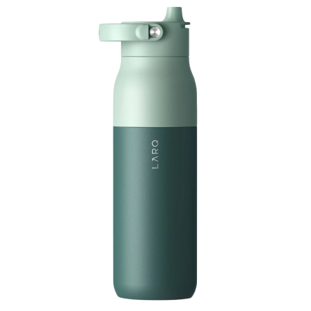 LARQ - Bottle PureVis 2 - Intelligens, Öntisztító Vízszűrő Palack, UV-C Fény - Eucalyptus Green - 1L