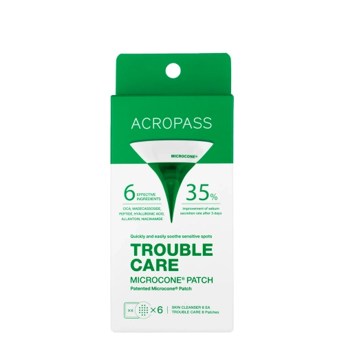 AcroPass - Trouble Care Microcone Patch - Mikro-tűs Tapaszok Bőrhibákra - 6db
