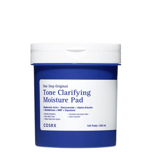COSRX - One Step Original Tone Clarifying Moisture Pad - Hidratáló és Tisztító Arckorongok - 230ml/100db