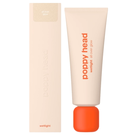 Poppy Head - Wetlight All Over Glow - Folyékony Highlighter Arcra és Testre - 01 Glowsecco - 50ml