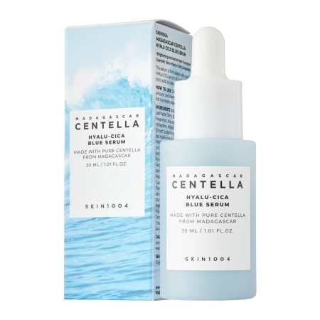 SKIN1004 - Madagascar Centella Hyalu-Cica Blue Serum - Hialuron Szérum Ázsiai Gázlóval - 30ml