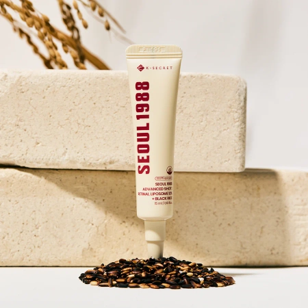 K-SECRET - SEOUL 1988 Advanced Shot : Retinal Liposome 12% + Black Rice - Ránctalanító Szérum Retinallal - 15ml