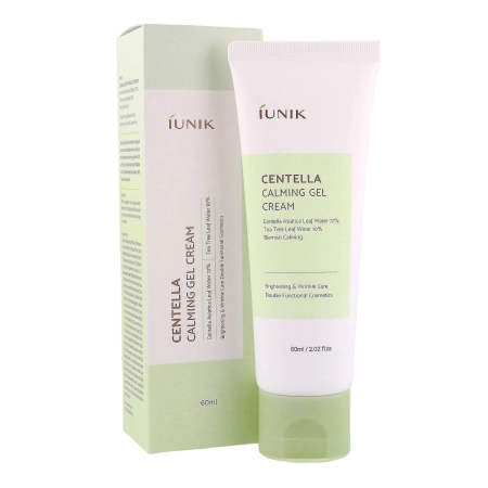  iUNIK - Centella Calming Gel Cream - Bőrnyugtató Gél-krém Ázsiai Gázlóval - 60ml
