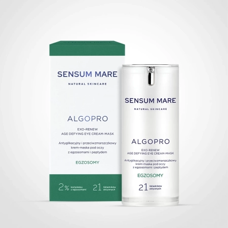Sensum Mare - Antiglikációs és Ránctalanító Szemkörnyékápoló Krém-Maszk Egzoszómákkal és Peptiddel - 15ml
