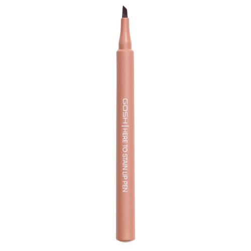GOSH - Here To Stain Lip Pen - Hosszantartó Filces Szájkontúrceruza - 004 Mocha Stain - 1ml