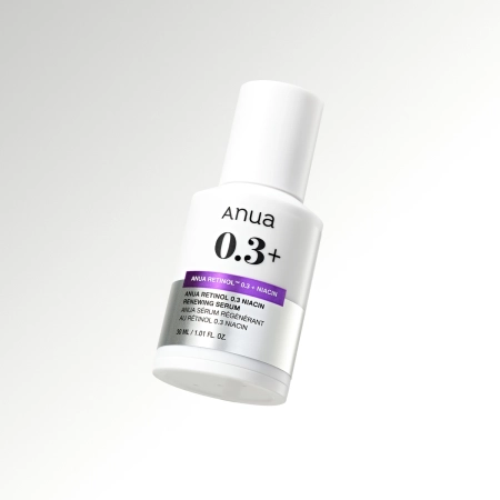 Anua - Nano Retinol 0.3% + Niacin Renewing Serum - Simító és Világosító Szérum Retinollal - 30ml