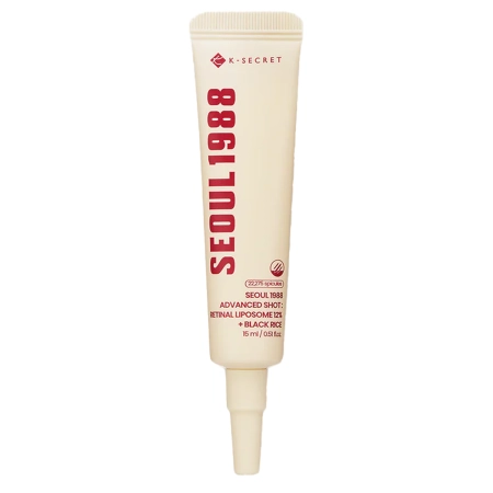 K-SECRET - SEOUL 1988 Advanced Shot : Retinal Liposome 12% + Black Rice - Ránctalanító Szérum Retinallal - 15ml