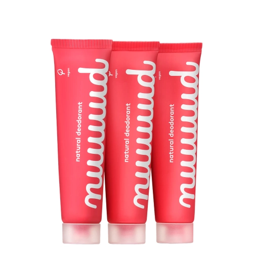Nuud - XXL Pack - Természetes Krémdezodor Készlet - 3x40ml
