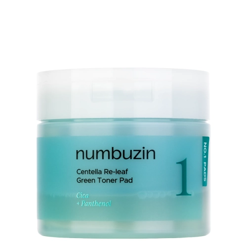 Numbuzin - No.1 Centella Re-leaf Green Toner Pad - Arckorongok Ázsiai Gázlóval - 70db.