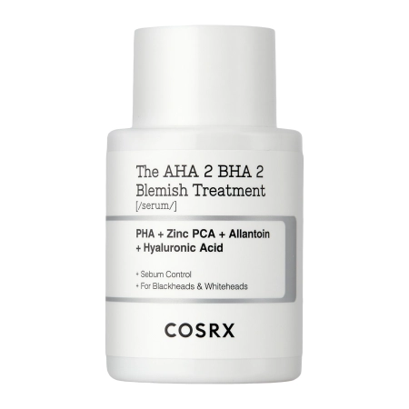 COSRX - The AHA 2 BHA 2 Blemish Treatment Serum - Szérum AHA BHA PHA savakkal - 50g
