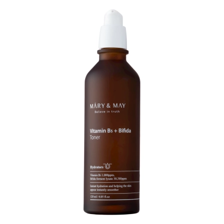 Mary&May - Vitamine B5 Bifida Toner - Hidratáló Tonik B5-vitaminnal és Probiotikumokkal - 120ml