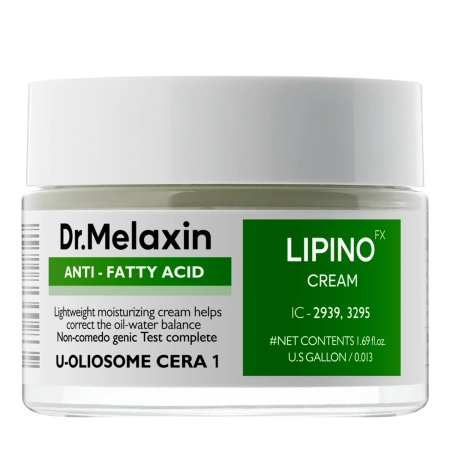Dr.Melaxin - Lipino Cream - Könnyű Hidratáló Krém Pattanásos Bőrre - 50ml