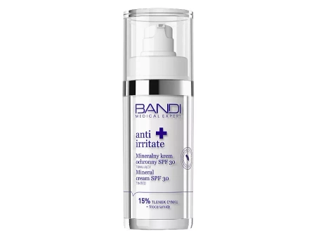Bandi - Medical Expert - Anti Irritate - Mineral Cream SPF30 Tinted - Színkiegyenlítő Ásványi Fényvédő Krém - 30ml