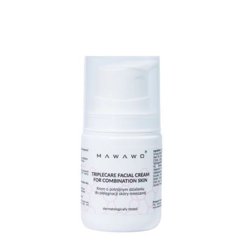 Mawawo - Háromszoros Hatású Krém Kombinált Bőrre - 50ml