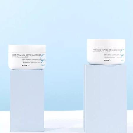 Cosrx - Hydrium Green Tea Aqua Soothing Gel Cream - Nyugtató Krém Zöld Tea Kivonattal - 50ml