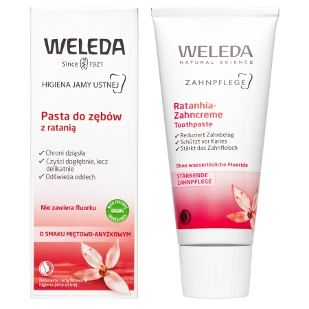 WELEDA - Ratanhiás Fogkrém - 75ml
