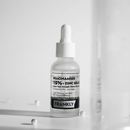 Frankly - Niacinamide 15% Zinc Beads Serum - Akne Elleni Szérum 15% Niacinamiddal és Cinkkel - 30ml