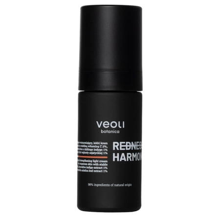 Veoli Botanica - Redness Harmony - Bőrnyugtató és Erősítő Könnyű Krém Érzékeny, Hajszáleres Bőrre - 30ml
