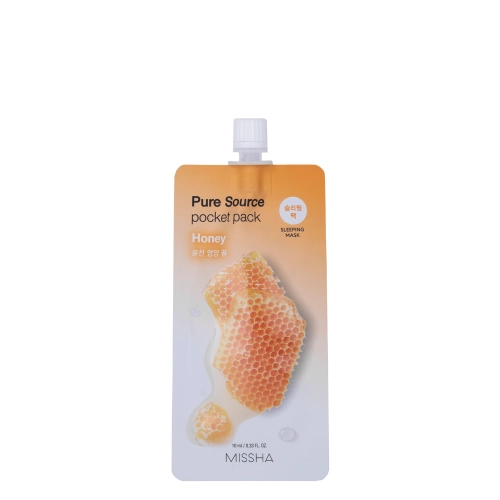 Missha - Pure Source Pocket Pack - Honey - Regeneráló Arcmaszk - 10ml