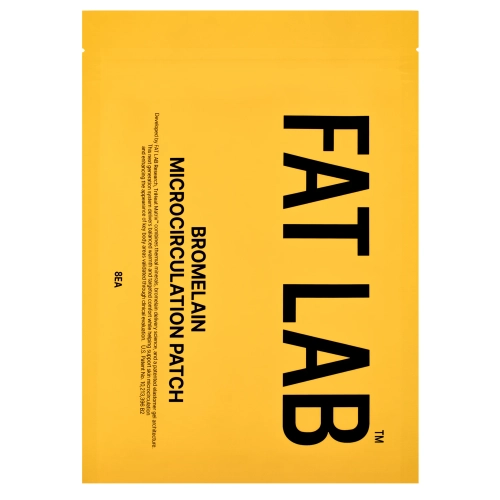 FAT LAB - Bromelain Microcirculation Patch - Mikrokeringést Serkentő Bromelainos Tapaszok - 8 db