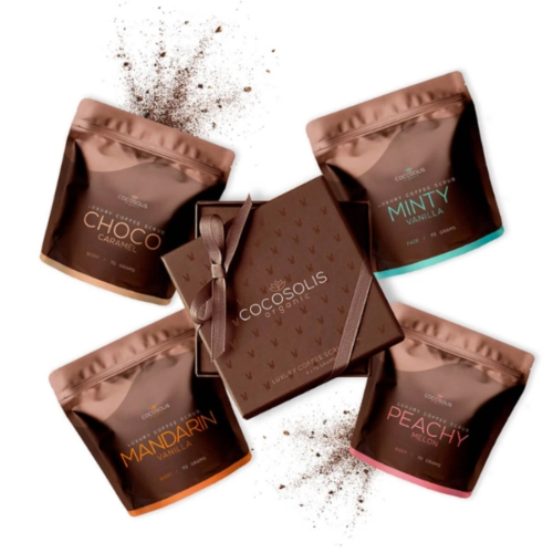 Cocosolis - Luxury Coffee Scrub Box - Hámlasztó Szett - 4x70g