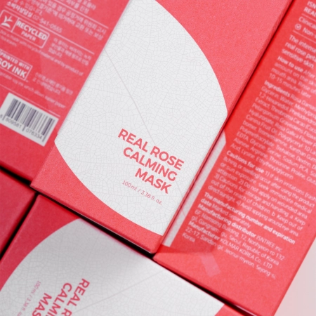 Isntree - Real Rose Calming Mask - Bőrnyugtató Rózsás Maszk - 100ml