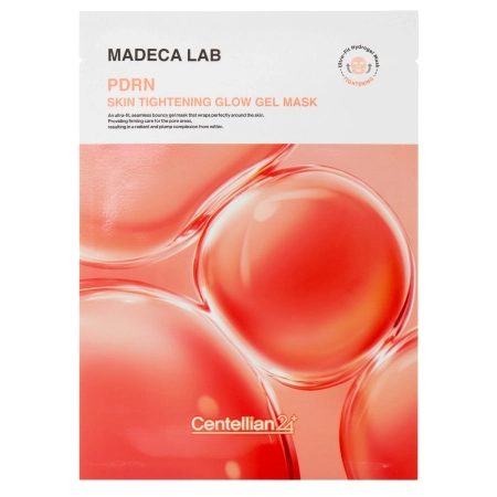 Centellian24 - PDRN Skin Tightening Glow Gel Mask - PDRN-t tartalmazó feszesítő, ragyogást adó gézmaszk szett - 5x22ml