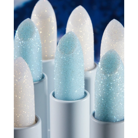 Unleashia - Glacier Vegan Lip Balm - Hidratáló Ajakbalzsam Csillámmal - No.2 Blue Lagoon - 3,3g