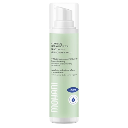 Mohani - Újjáépítő és Normalizáló Arckrém - 2% Ceramid Komplex - Niacinamid és Cink-glükonát - 50ml