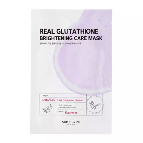 Some By Mi - Real Glutathione Brightening Care Mask - Világosító Fátyolmaszk - 20g