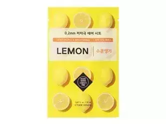 Etude House - 0.2mm Therapy Air Mask - Lemon - Hidratáló és Világosító Maszk Citromkivonattal - 20ml