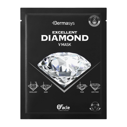 Dr.Oracle - DERMASYS Diamond V Mask - Liftinging Maszk Arcra és Állra Gyémántporral - 1db/35g