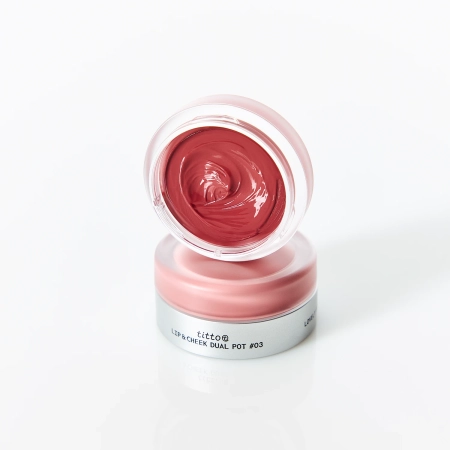 titto - Lip & Cheek Dual Pot - Duó Ajkakra és Orcákra - #03 Super Magnetic/Nudy Fetish - 10g