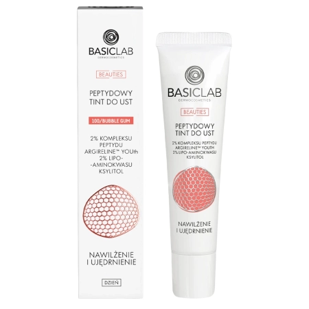 BasicLab - Dermocosmetics Beauties Peptid Ajaktinta, Bubble Gum, Hidratálás és Feszesítés - 15ml
