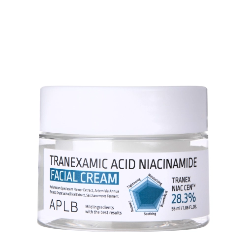 APLB - Tranexamic Acid Niacinamide Facial Cream - Arckrém Tranexaminsavval és Niacinamiddal - 55ml
