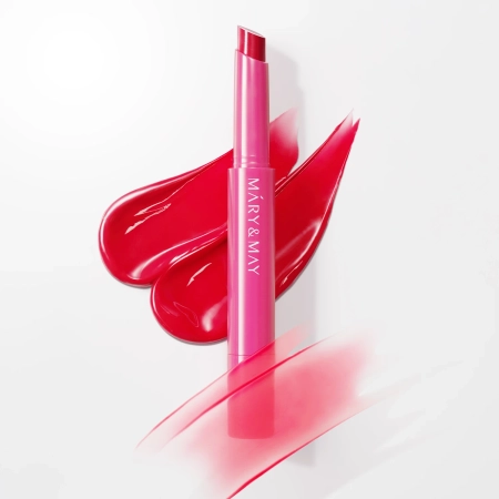 Mary&May - Blooming Glow Lip - Színező Ajakbalzsam - 02 Ruby Blossom - 1,7g