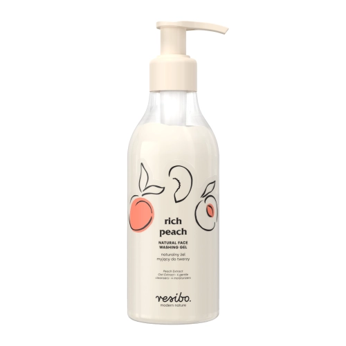 Resibo - Rich Peach - Természetes Arclemosó Gél - 250ml