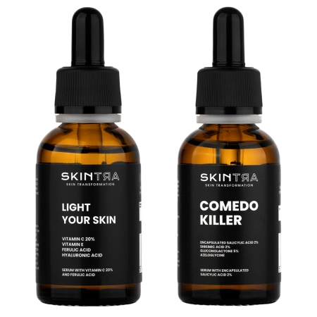 SkinTra - Clear & Bright Duo Készlet - 30 ml + 30 ml