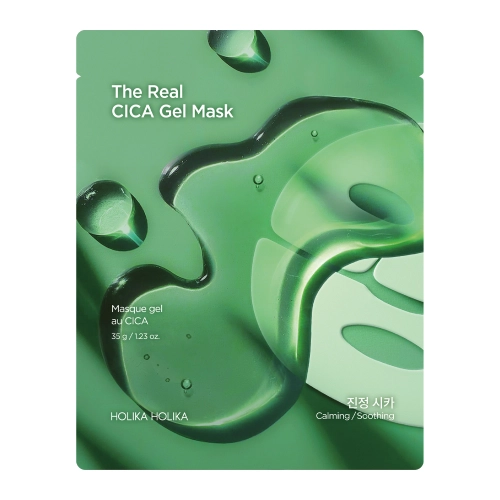 Holika Holika - The Real Gel Mask CICA - Egész Éjszakás Mélyen Nyugtató Maszk - 35g